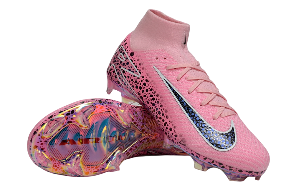 Mercurial Superfly 10 Elite FG Pink Leopard soccer cleat